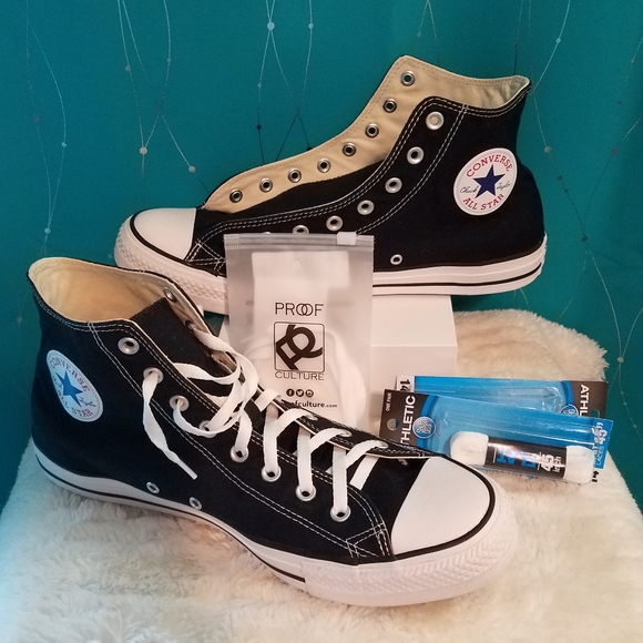 Converse Other - Converse Chuck Taylor All Stars High Tops Black/White Size 13